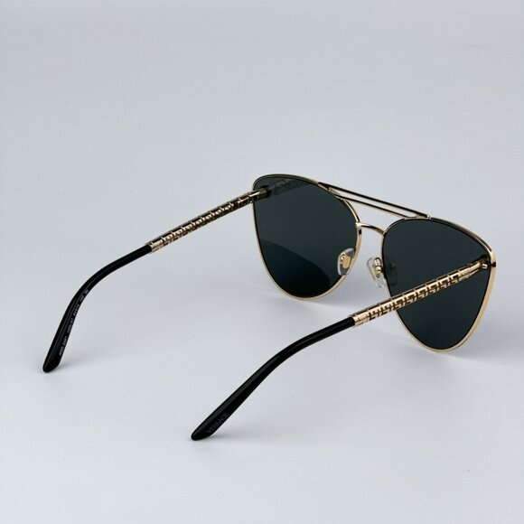 Versace VE2267 100287 BRAND NEW Sunglasses Gold Dark Gradient Pilot Unisex - Picture 7 of 10